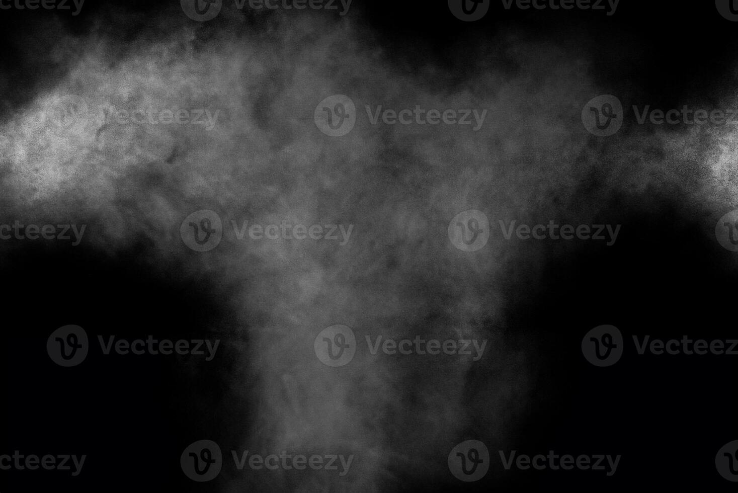 How to Capture Dynamic White Powder Explosion on Black Background, Freeze Frame Photography Technique photo
