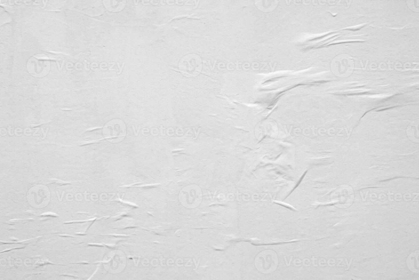 White Crumpled Paper Texture Background for Design Projects photo