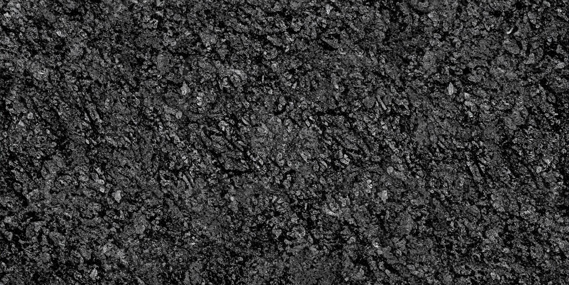 High-Quality Black Asphalt Texture Background with Granite Gravel on Asphalt Road photo