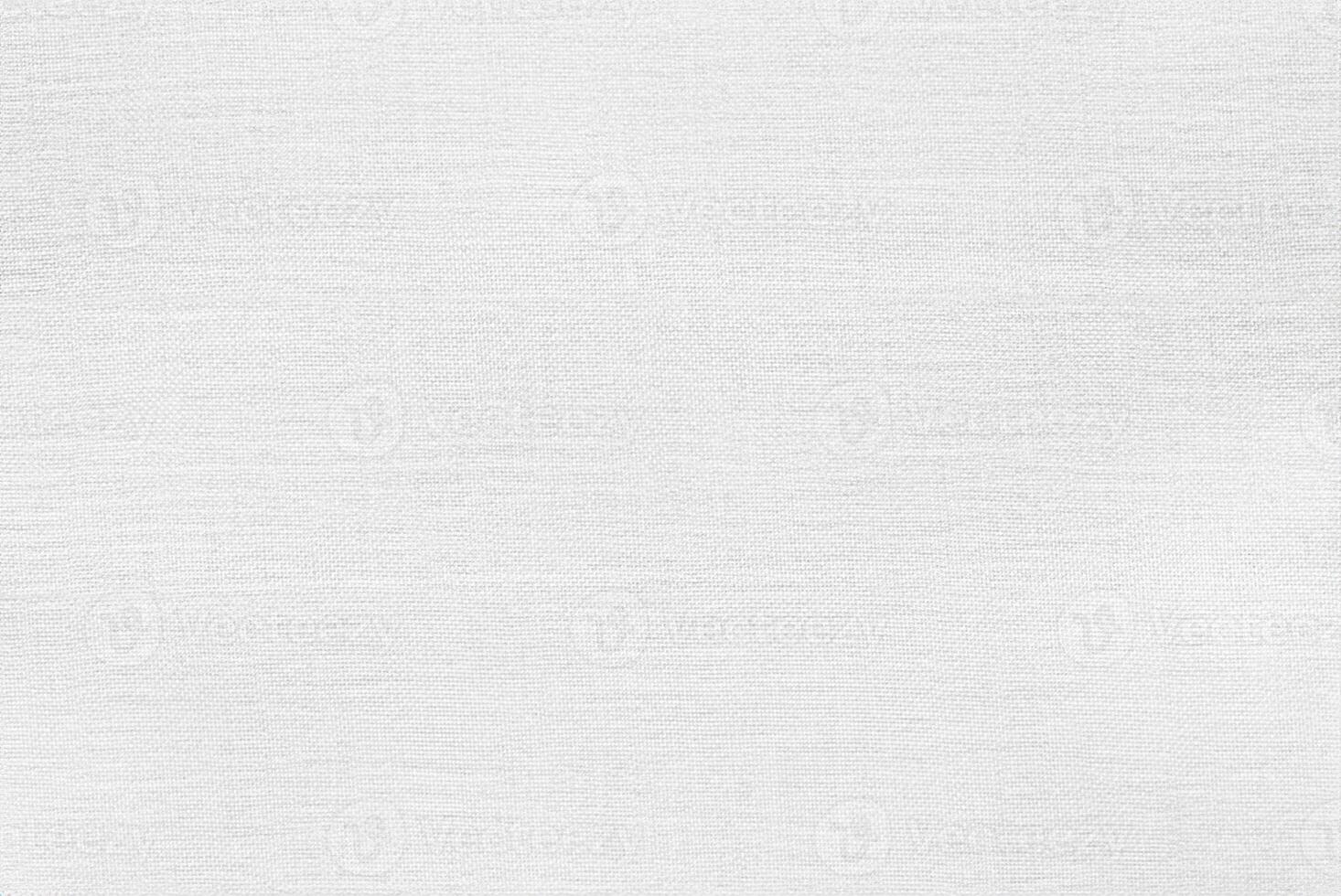 Linen Canvas Texture, Clean White Fabric Background photo