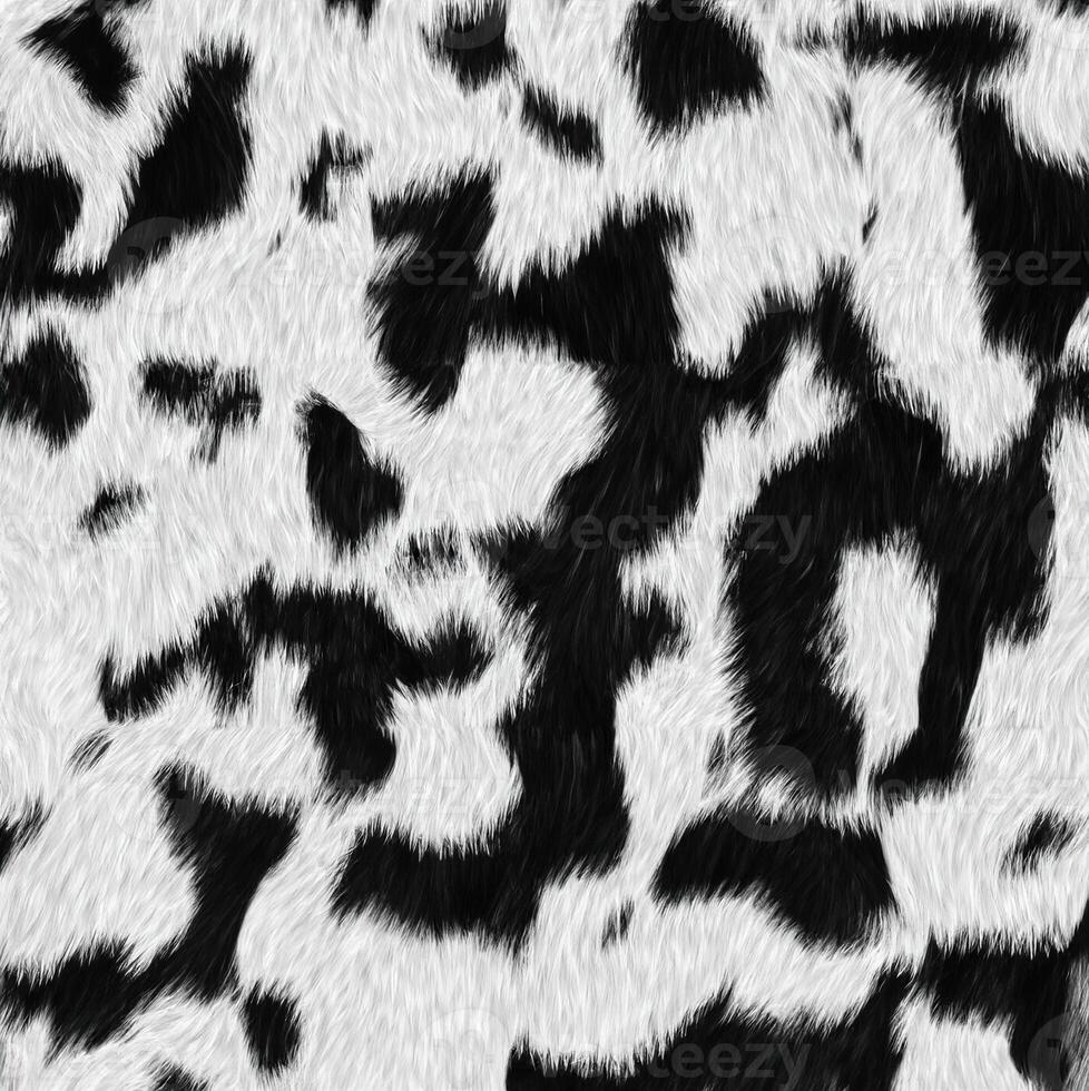 Close-up Shot of Natural Cowhide Texture Background photo