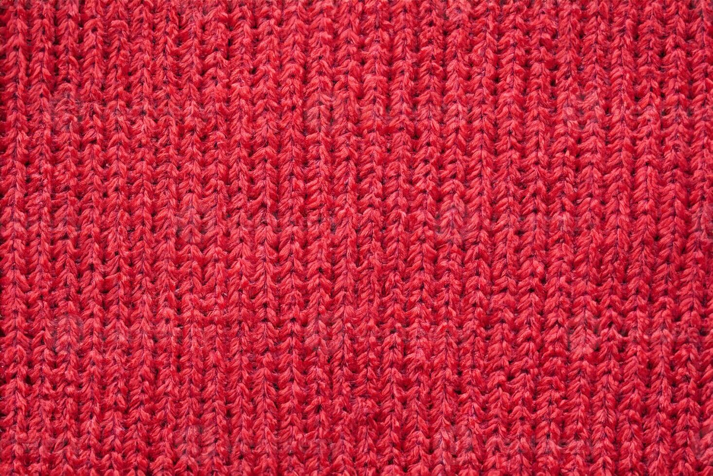 Crimson Knit Textile, Detailed Background for Professional Designs photo
