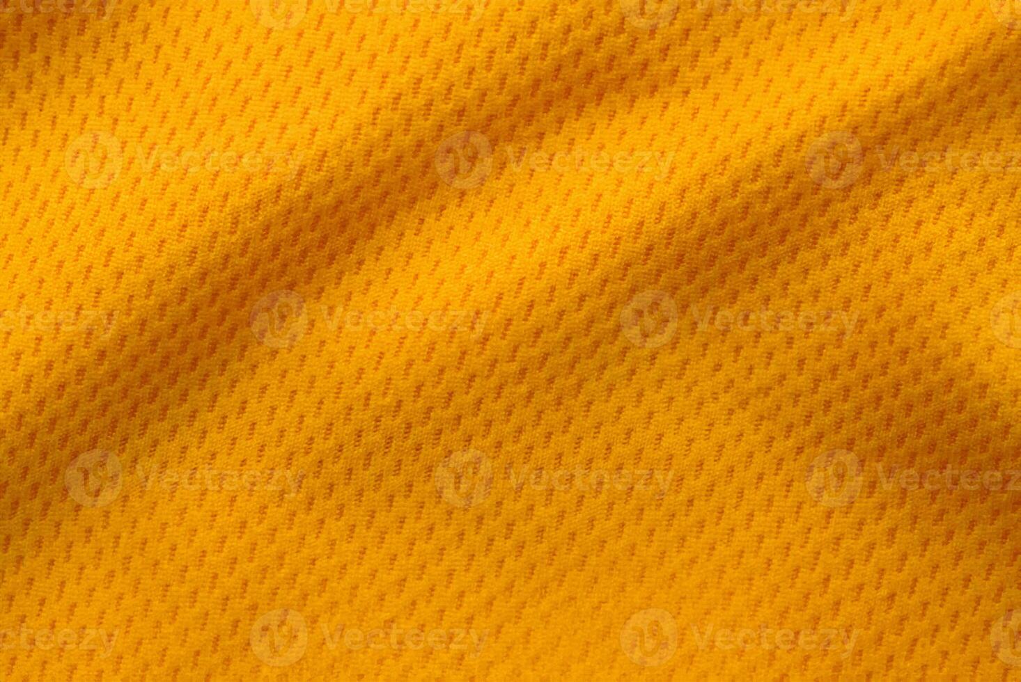 Top View Shot of Orange Sports Jersey Fabric Texture photo