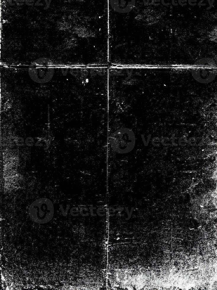 Vintage Black and White Cardboard Texture Background photo