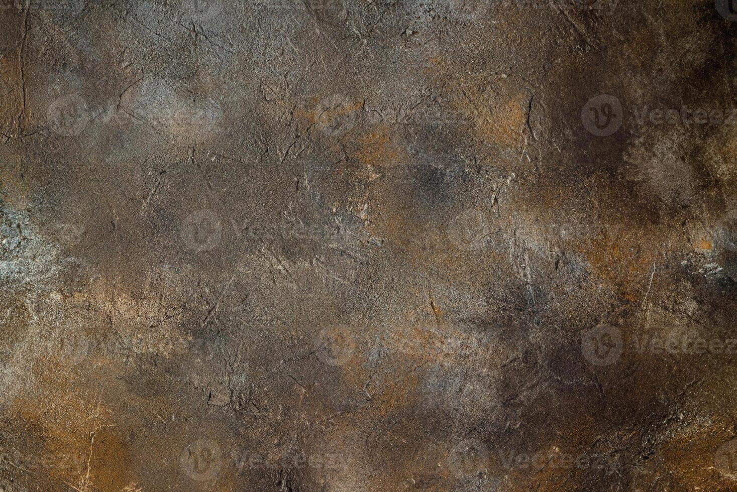 Textured Concrete Wall Background in Brown Tones, Abstract Design photo