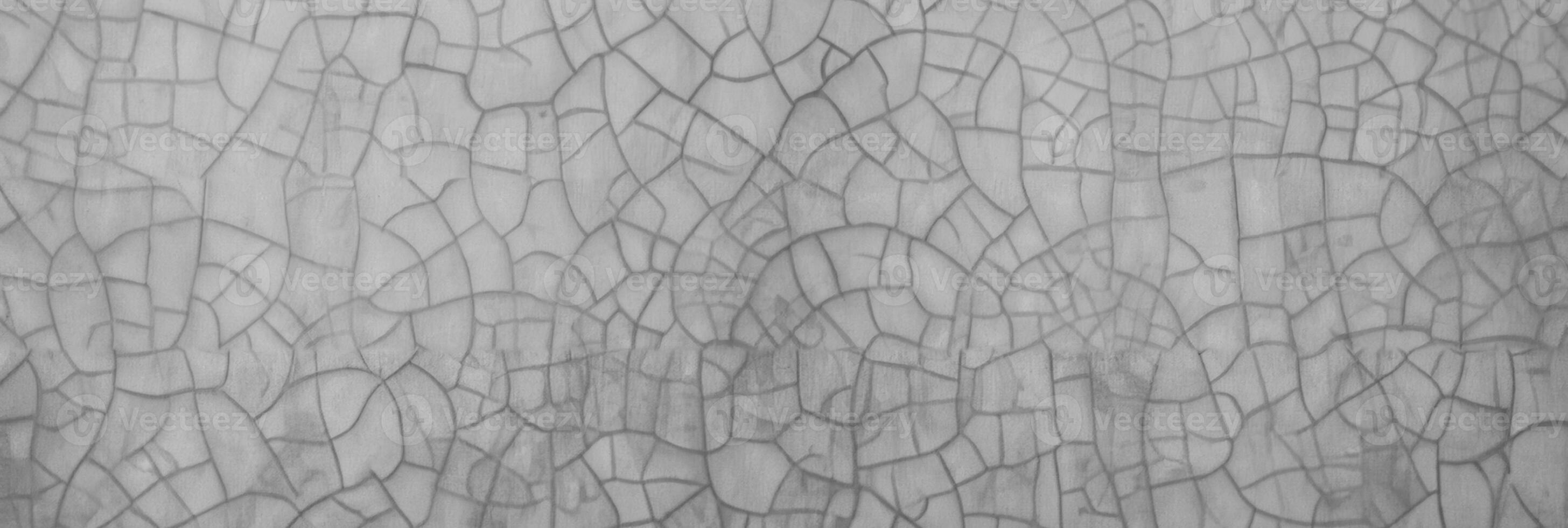Panoramic Collection of Grey Cracked Cement Wall Surfaces, Versatile 3D Textured Backgrounds for Interior Design, Decoration, and More photo