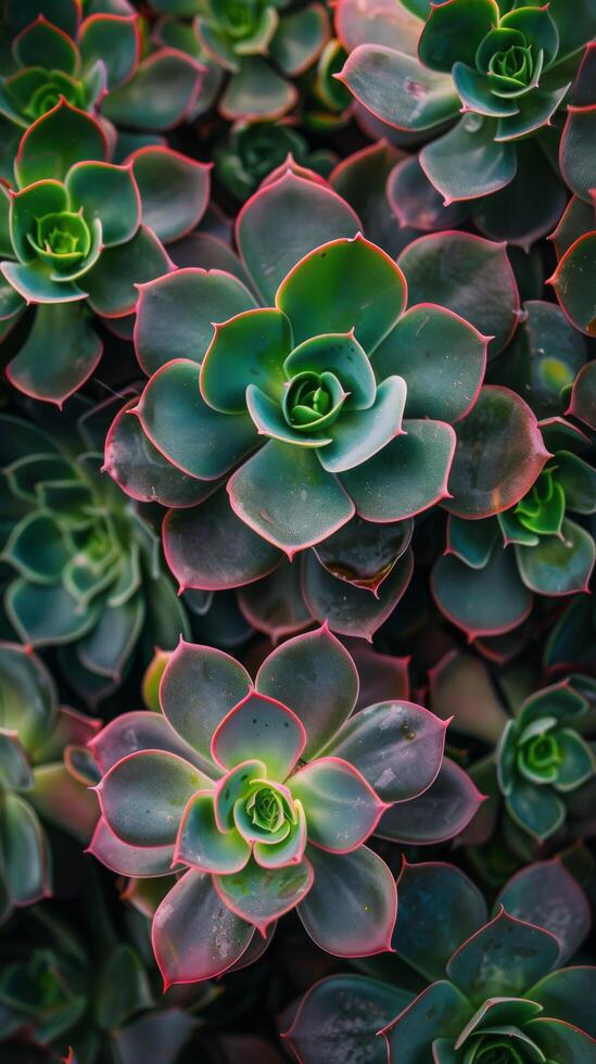 Close Up of Lush Green Plants photo
