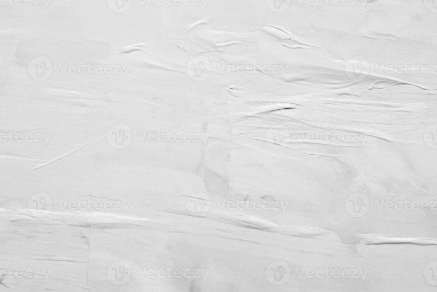 White Crumpled Paper Poster Texture Background photo