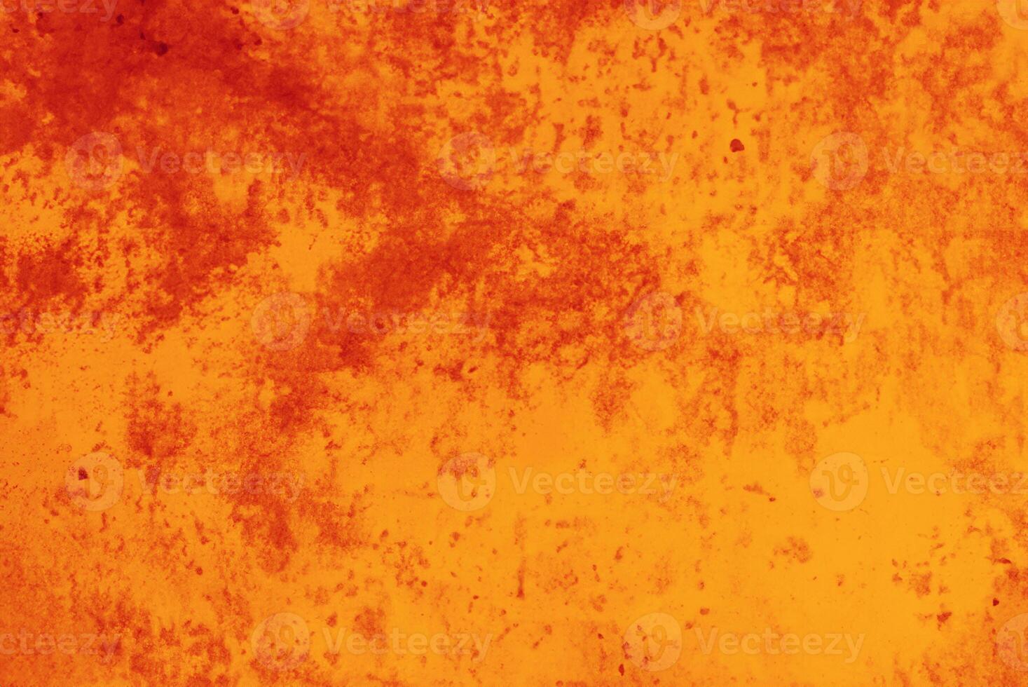 Macro Shot of Weathered Orange Metal Surface Texture photo