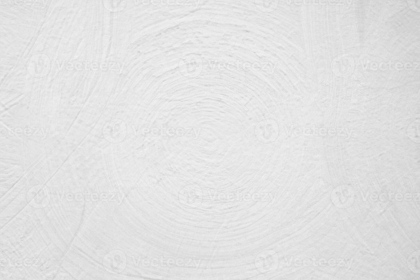 Circular Line on White Textured Wall, Abstract Background. photo