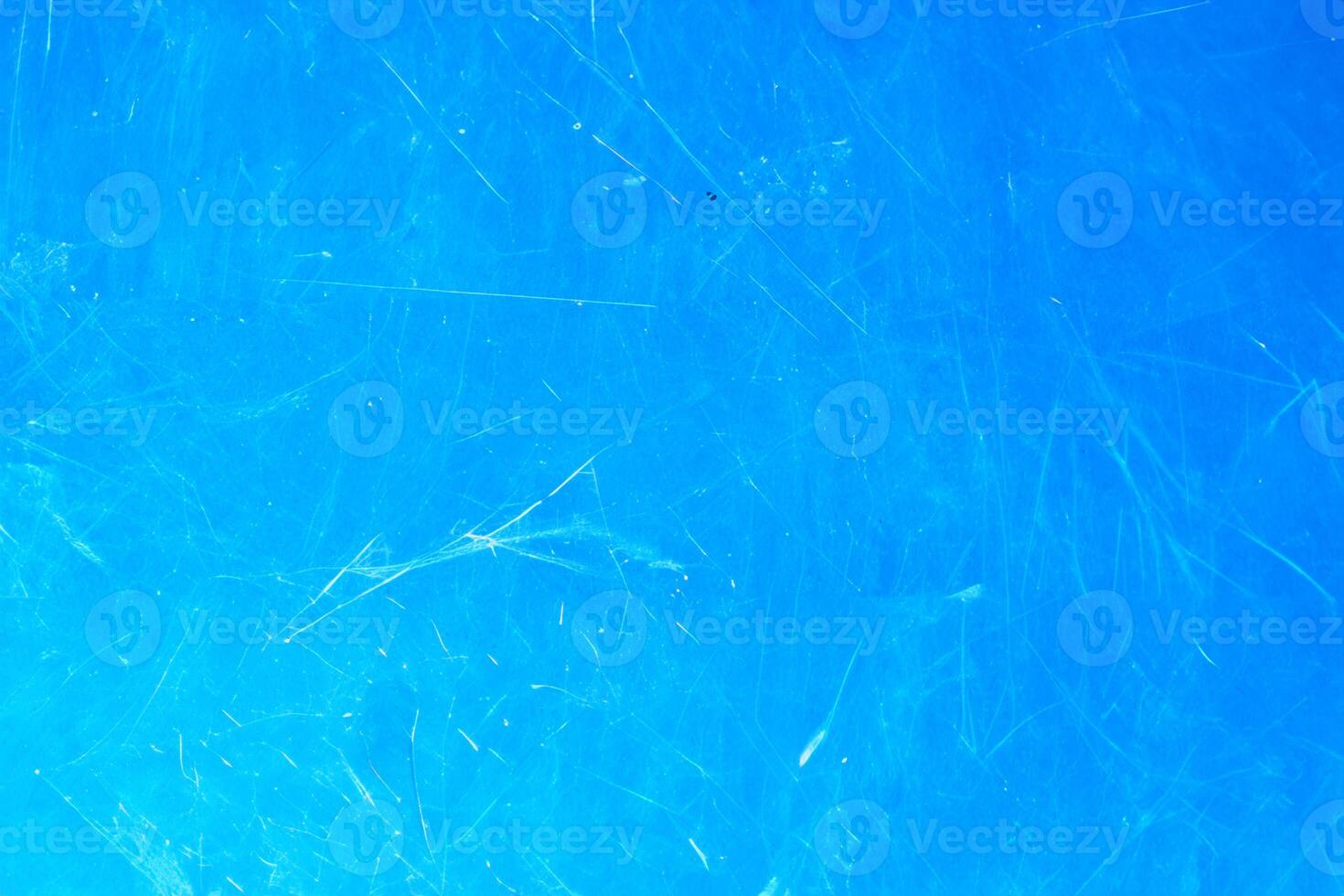 Textured Blue Metal Surface, Reflections and Patina. photo