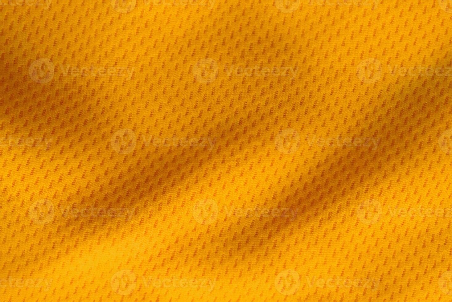 Top View Shot of Orange Sports Jersey Fabric Texture photo
