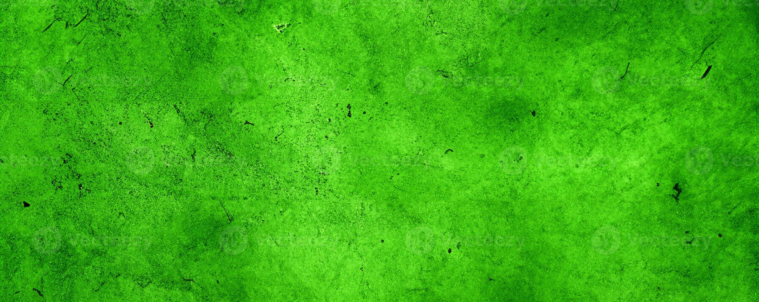 Vibrant Green Textured Wall Background, Minimalist Concept for Design and Architecture photo