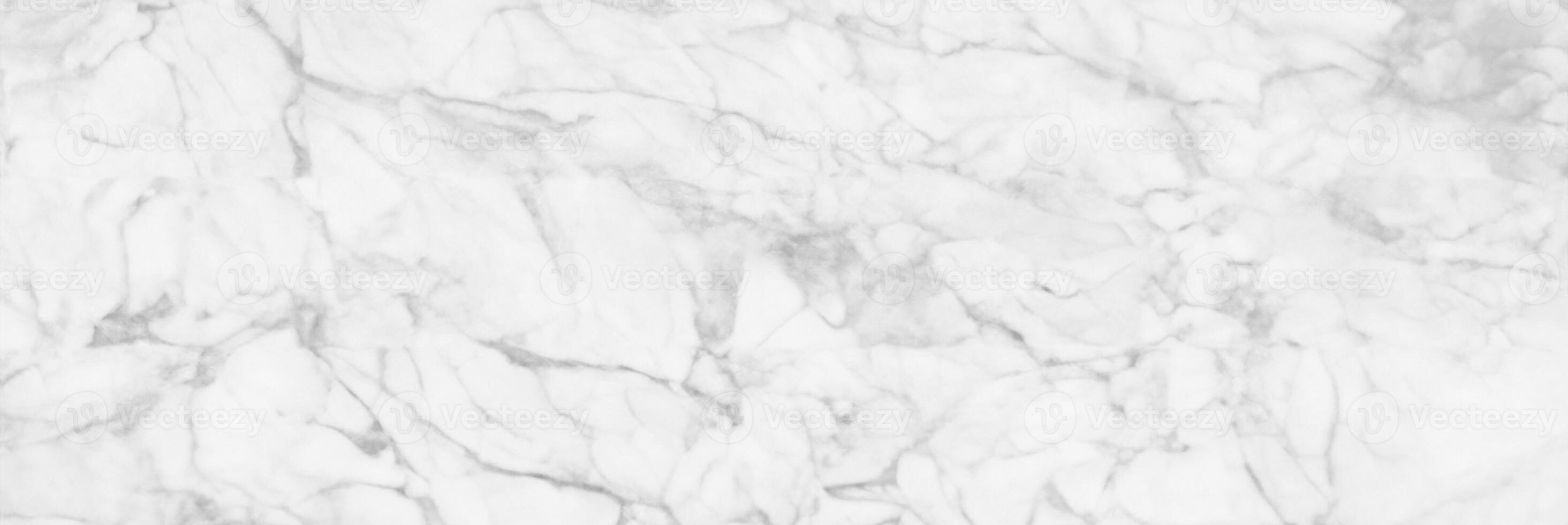 Marble Stone Texture Panorama, Clean White Background for Design Projects photo