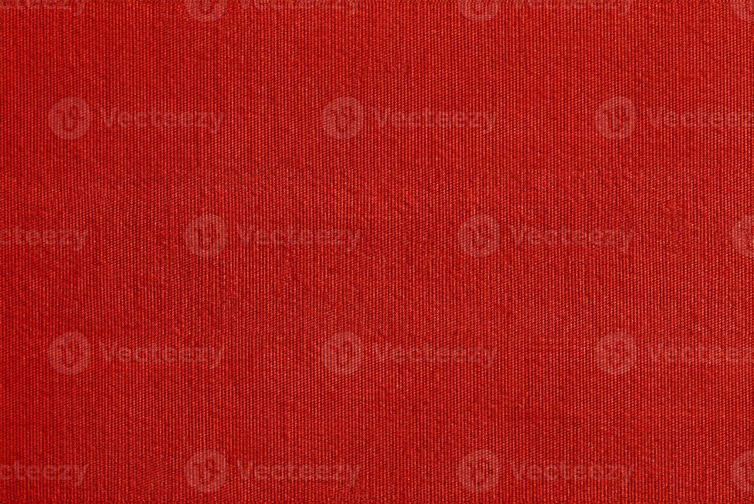 Seamless Dark Red Linen Fabric Texture Background photo