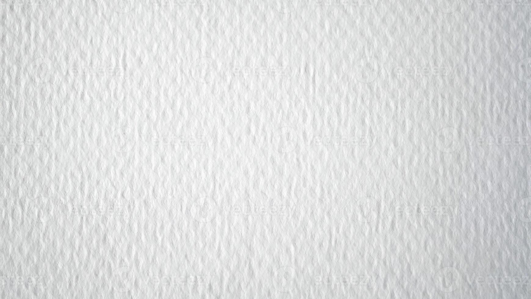 High-resolution Close-up Texture of White Watercolor Paper photo