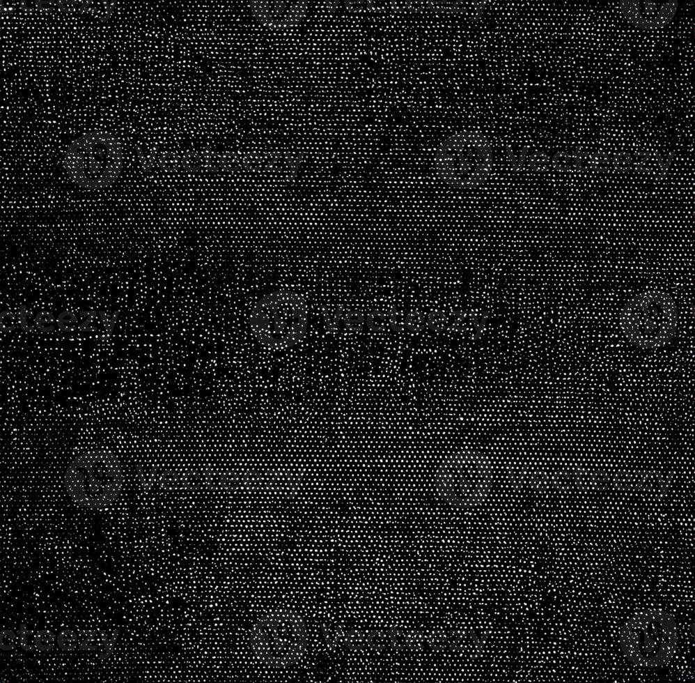 Distressed Weaving Fabric Texture, Grunge Abstract Halftone Illustration in Black on White Background for Depth and Interest photo