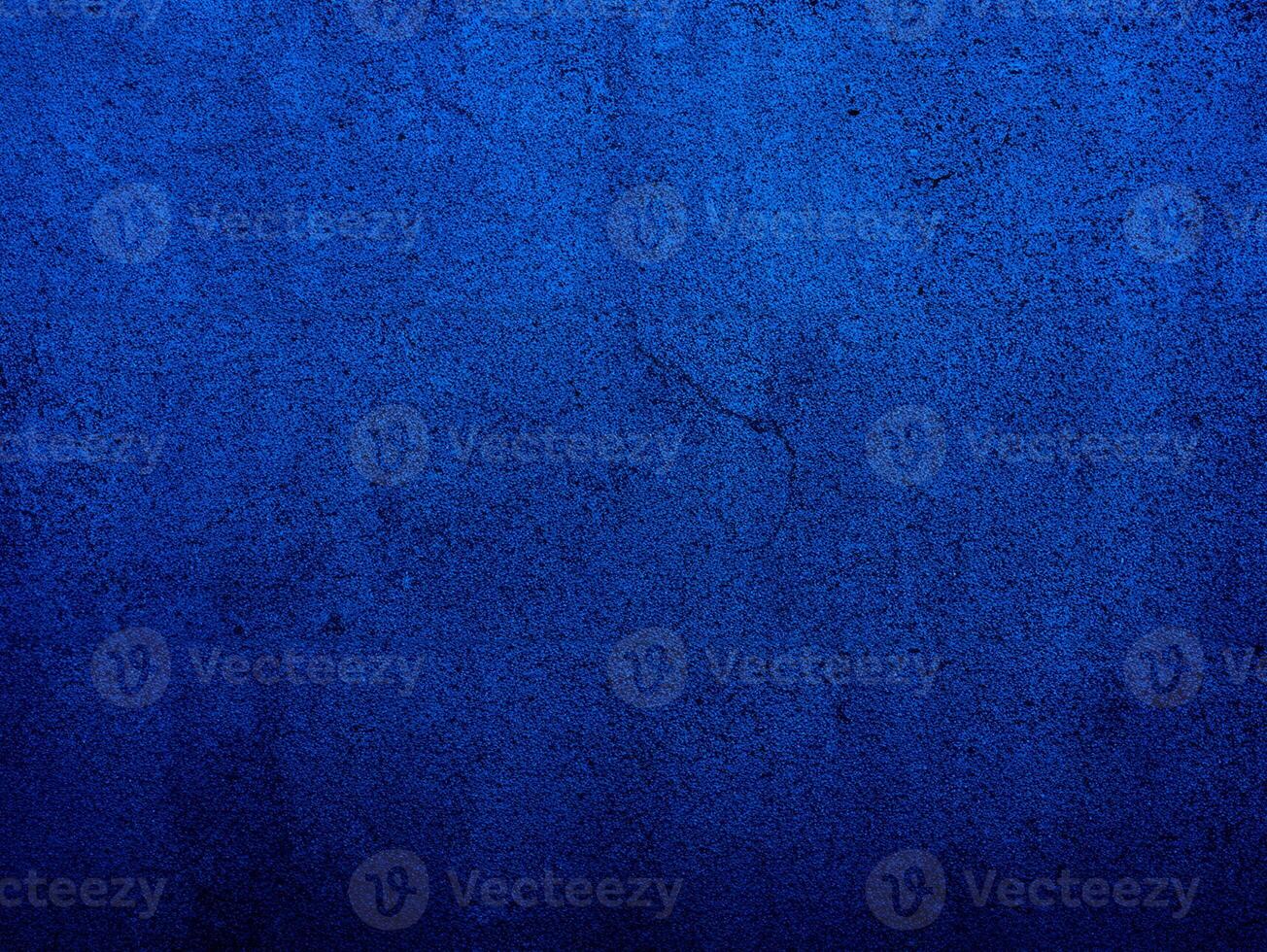Gradient Blue Wall Abstract Background with Vignette Effect photo