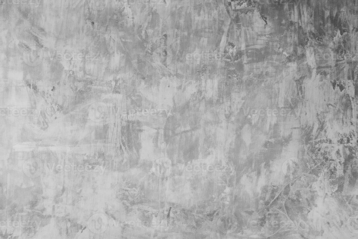 Vintage Grunge Concrete Wall Texture with Cracks - White and Grey Abstract Background photo