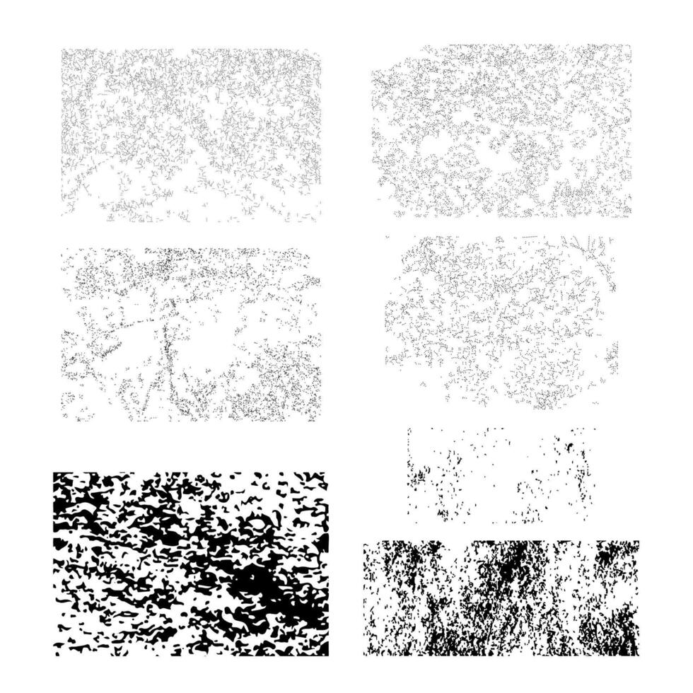 Set of black ink spots isolated on a white background. vector
