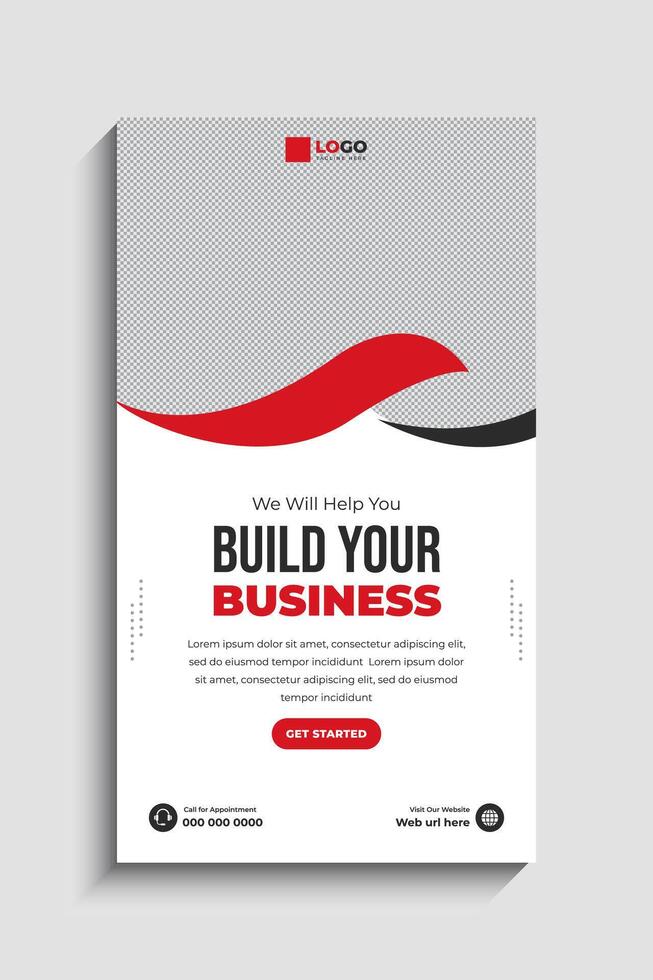 Digital Marketing Agency Social Media Story Template vector