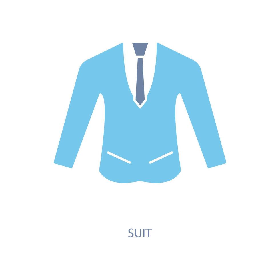 suit concept line icon. Simple element illustration. suit shirt concept outline symbol design. vector