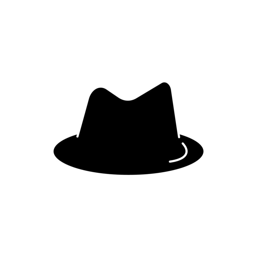 hat concept line icon. Simple element illustration. hat concept outline symbol design. vector