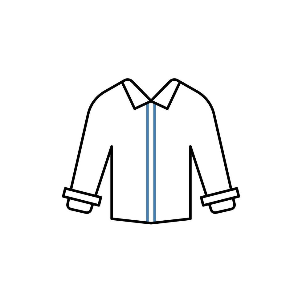 jacket concept line icon. Simple element illustration. jacket concept outline symbol design. vector
