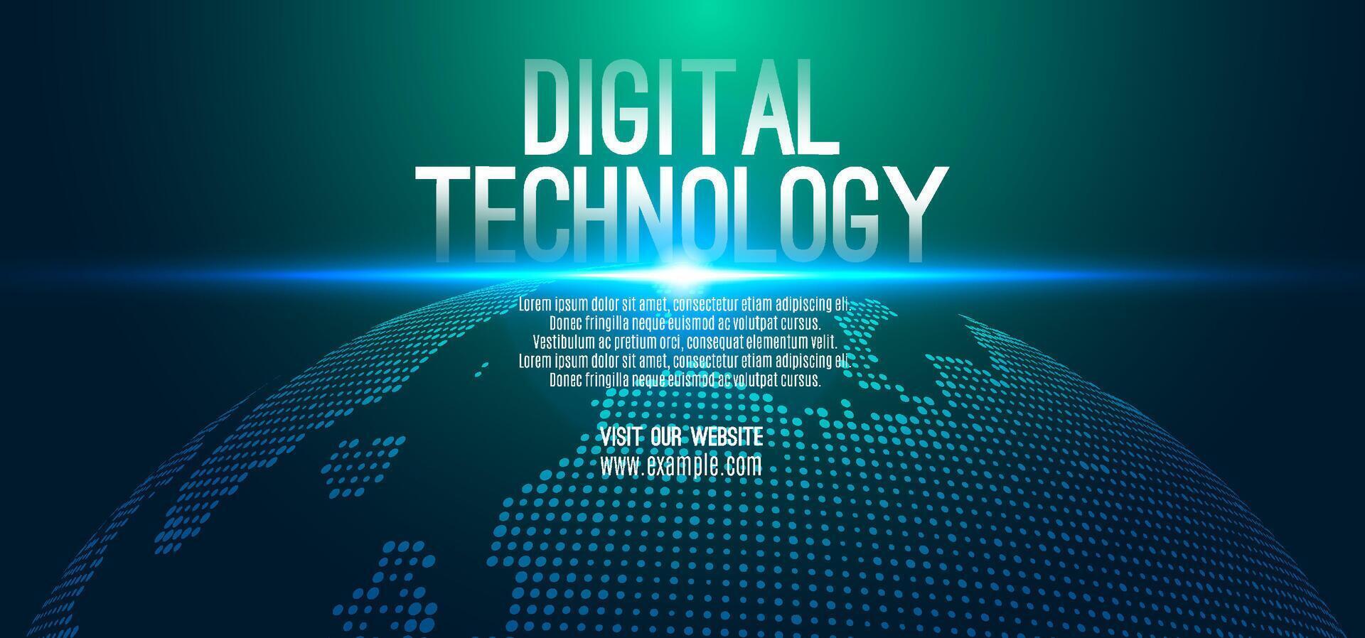 Digital technology speed connect blue green background, cyber nano information, abstract communication, innovation future tech data, internet network connection, Ai big data, line dot illustration 3d vector