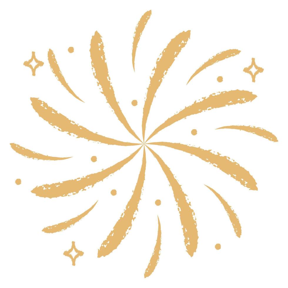New Year Fireworks Illustration vector