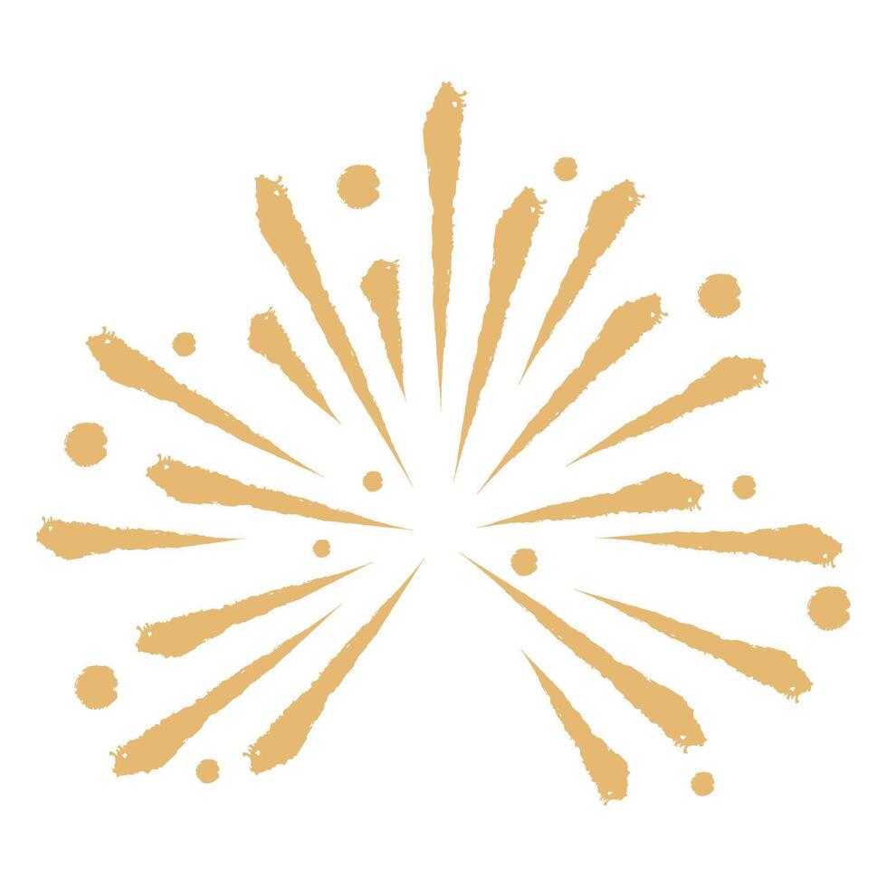 New Year Fireworks Illustration vector