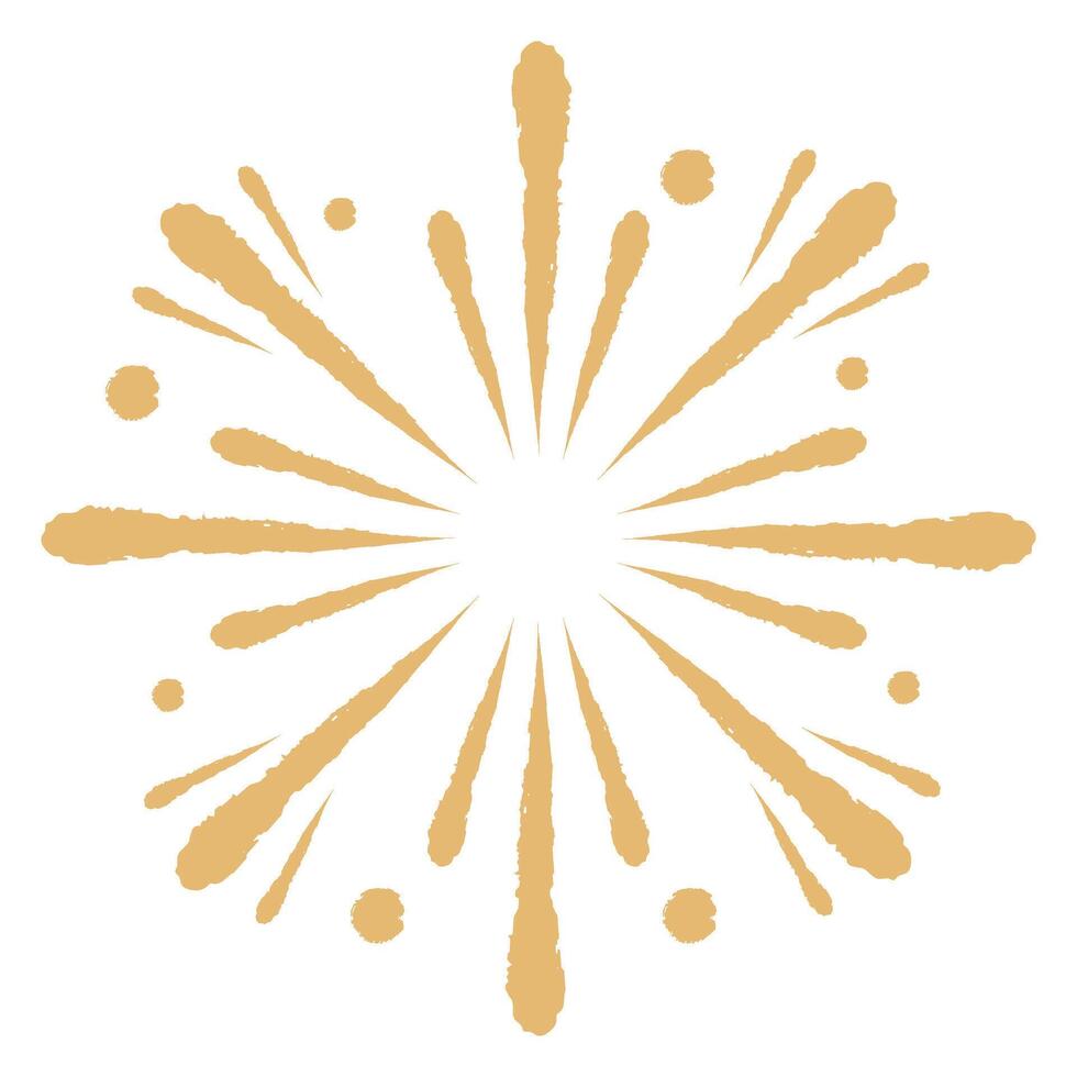 New Year Fireworks Illustration vector