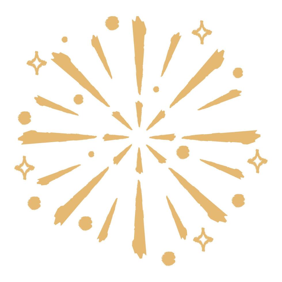 New Year Fireworks Illustration vector