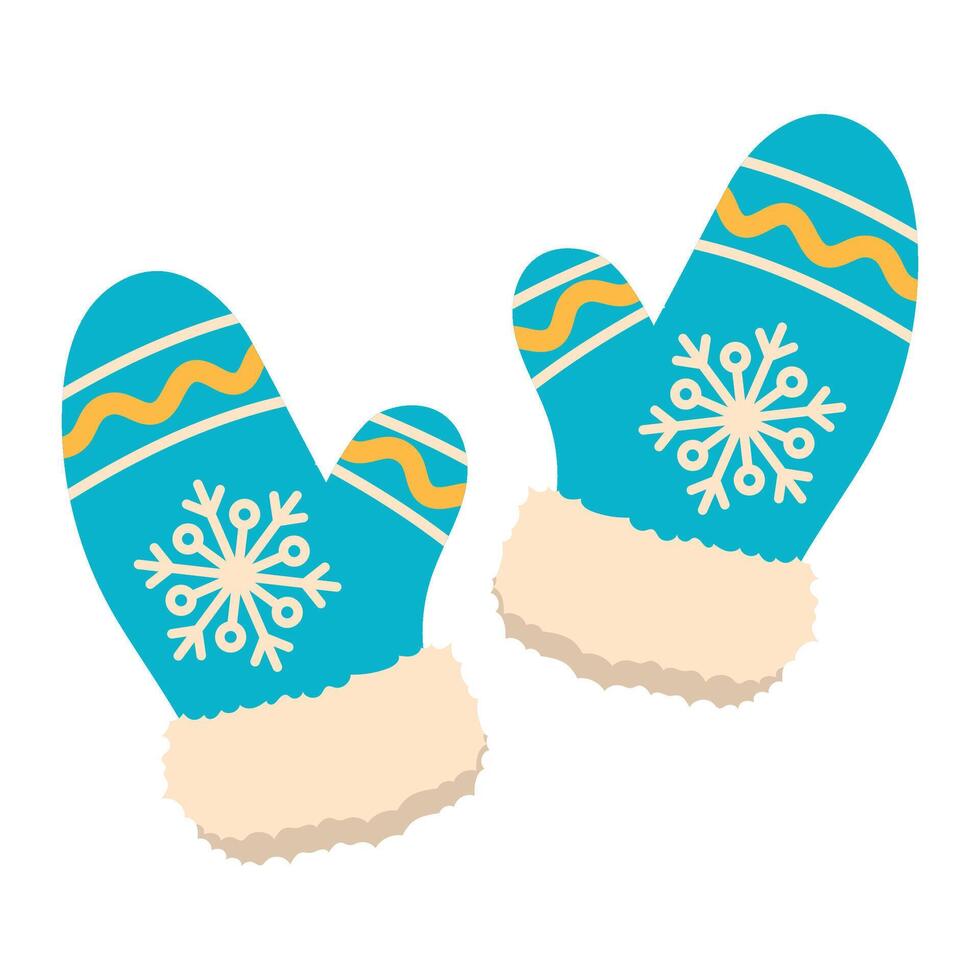 Christmas Gloves Illustration vector