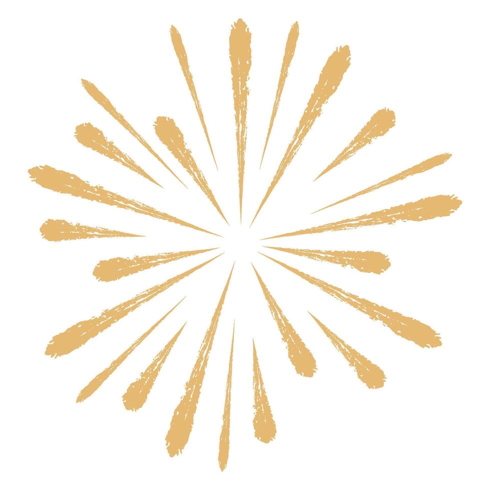 New Year Fireworks Illustration vector