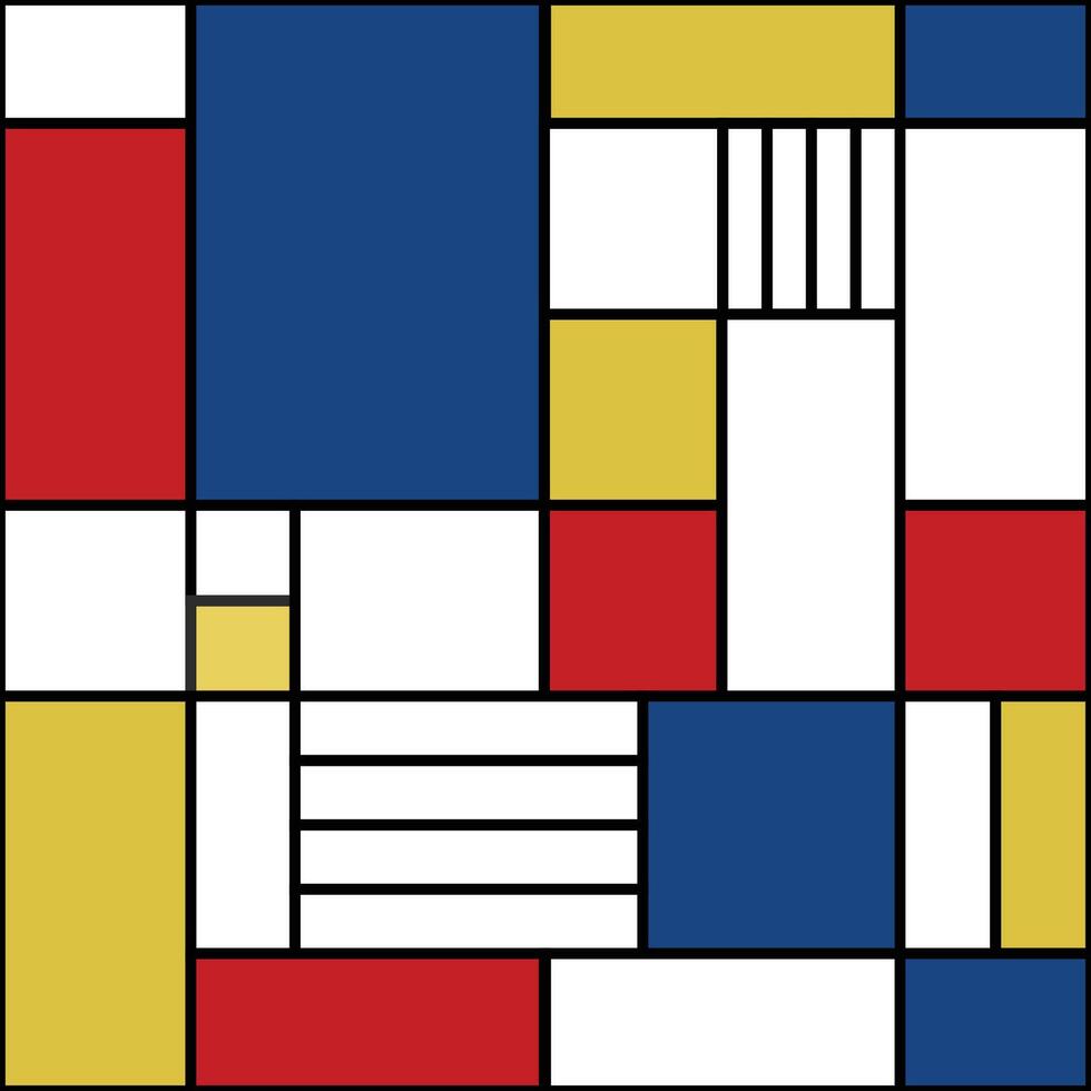 abstract bold colorful rectangle pattern vector