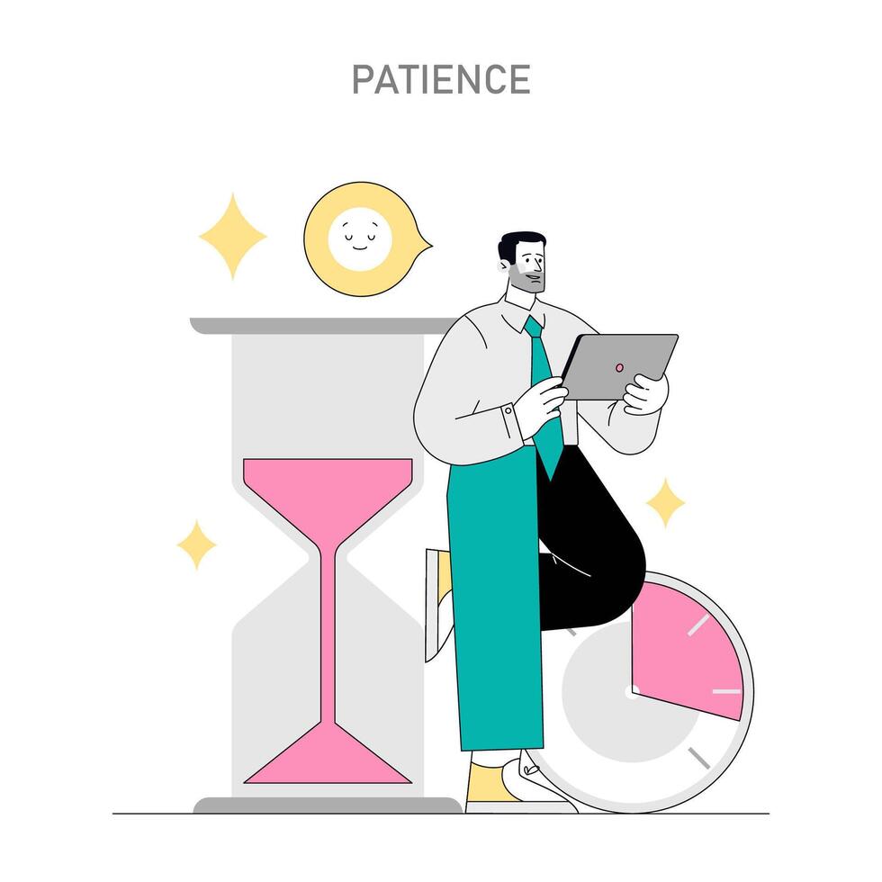 Soft Skills Flat illustration. vector