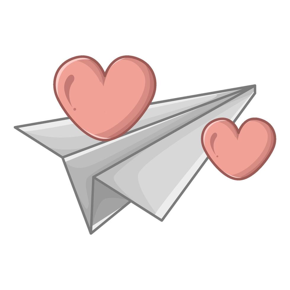 illustration of paper plane vector