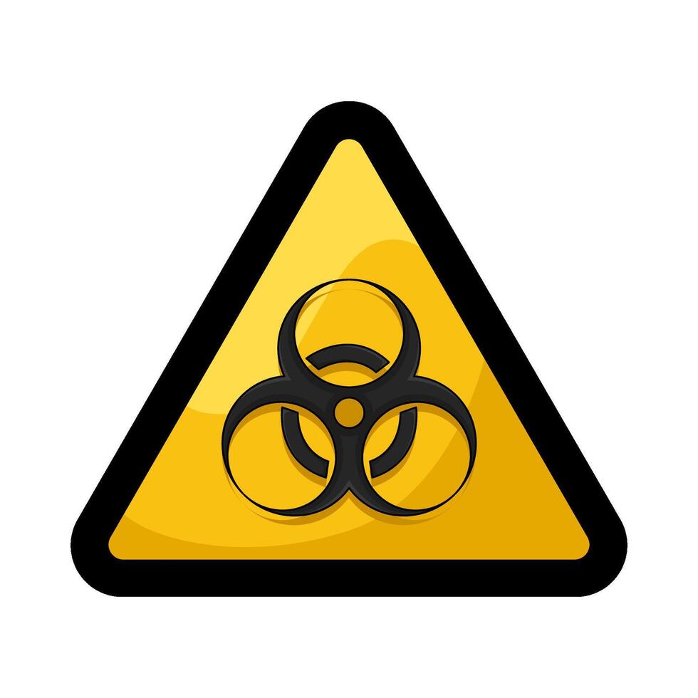 illustration of hazard sign vector