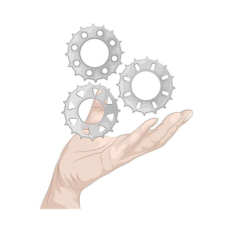 Illustration of setting vector