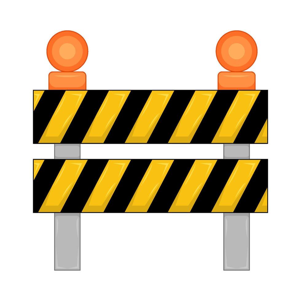 illustration of barrier vector