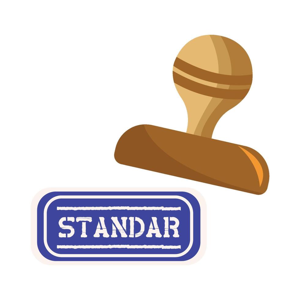 Illustration of stamp vector