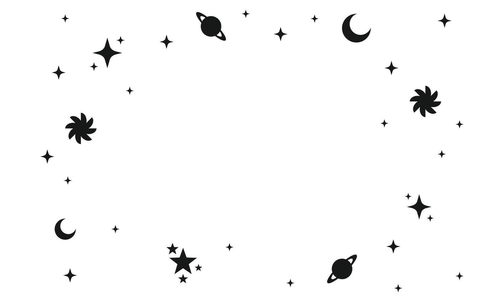 Galaxy background desktop wallpaper, space vector