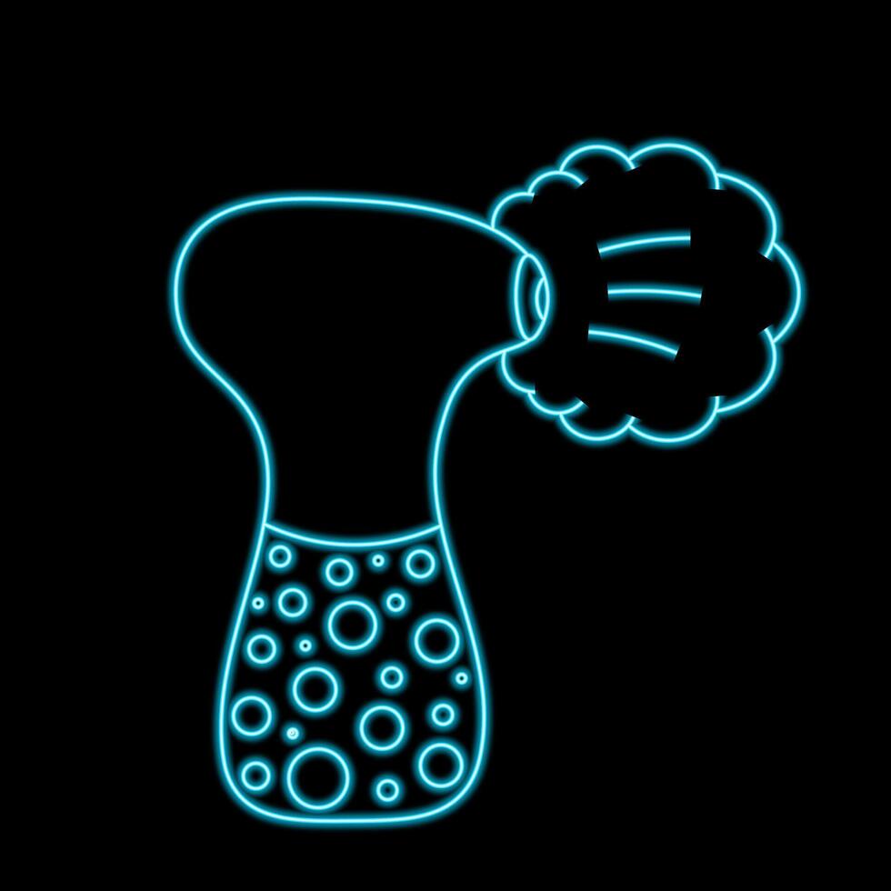 Home Humidifier in neon effect vector