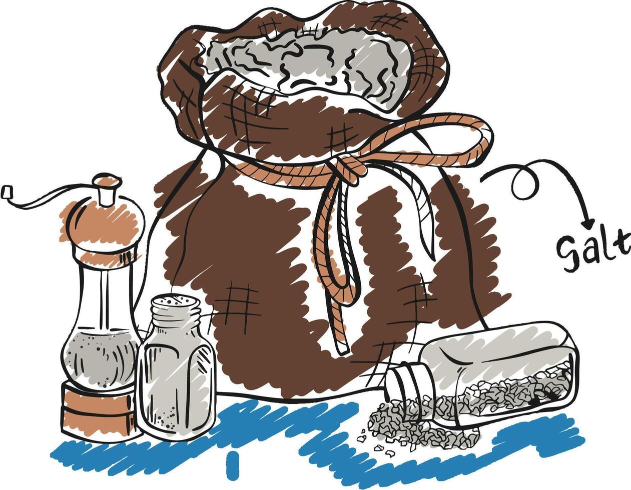the sea salt vector