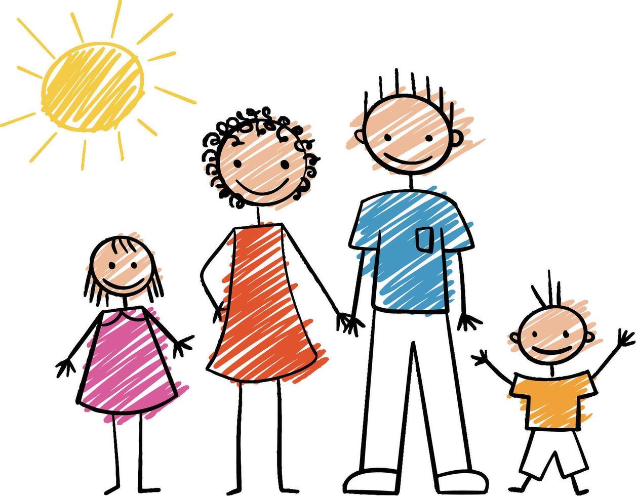 The Loving Family vector