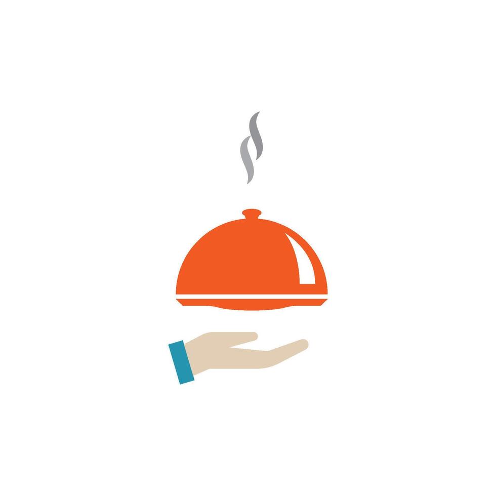 serve icon template vector