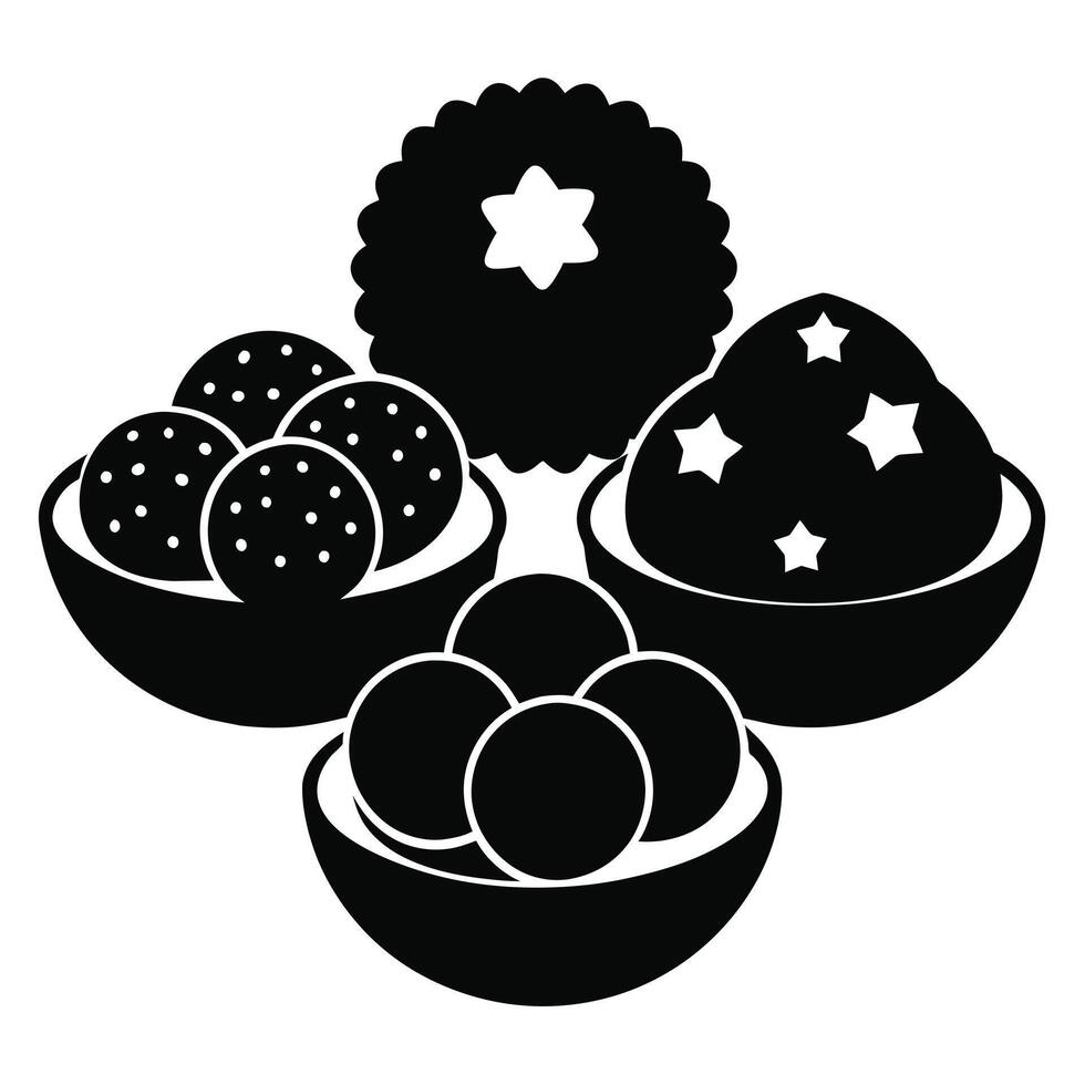 Set of Falafel icon design on white background vector