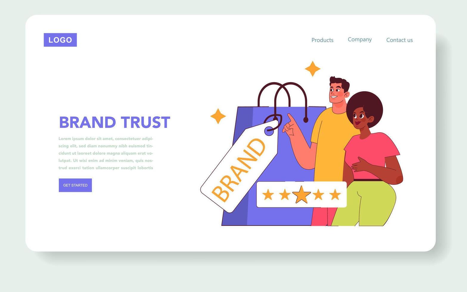 Millennials Targeting. Flat Illustration vector