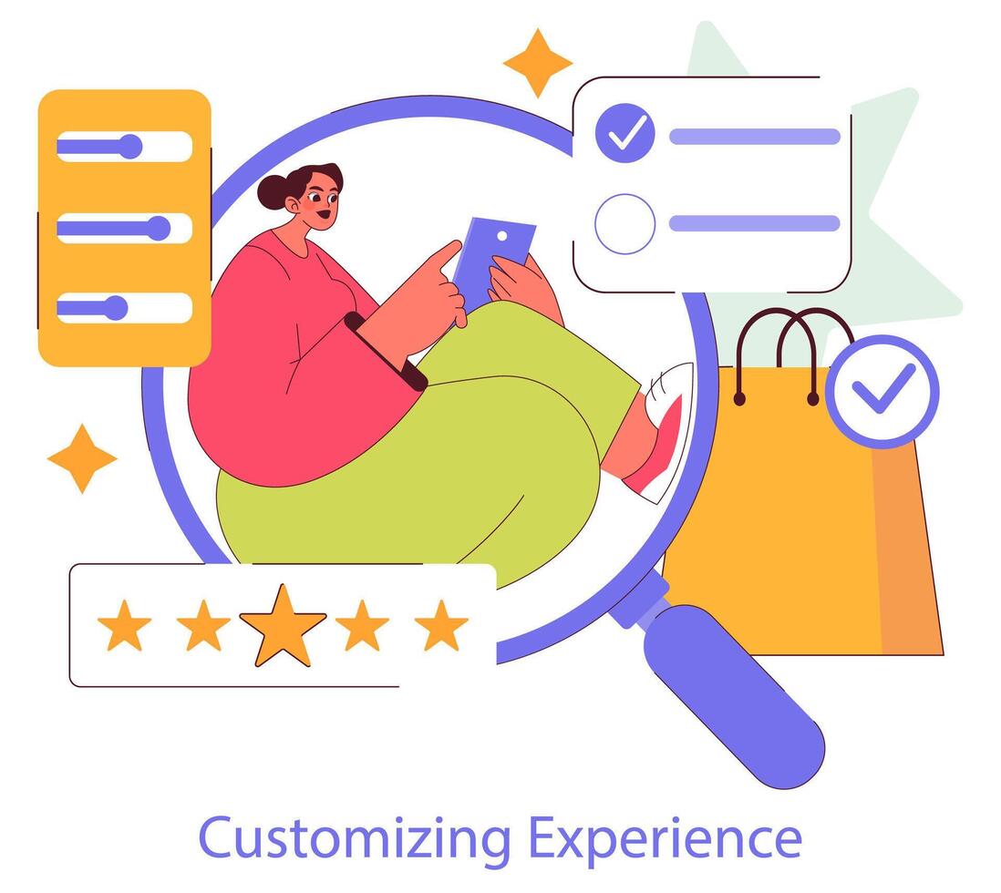 Brand Ritual. Flat Illustration vector